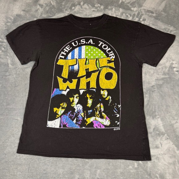Other - The Who USA Tour Graphic Band T-Shirt Black S/M